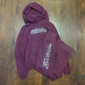 Nike hoodie and sweat pants